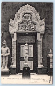 Musee de Sculpture Comparee Bazai Pilastres Cambodge CAMBODIA Postcard