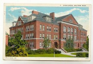 High School, Waltham Massachusetts, Used 1935