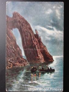 Devon: London Bridge, Torquay c1909 Pub by S. Heldesheimer No.5365