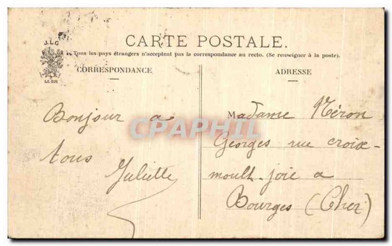 Old Postcard Paris Avenue of the Opera