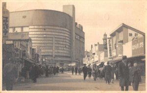 Kobe Japan Business District Street Scene Real Photo Postcard JF685970