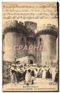 Old Postcard Surroundings Avignon The Fort Saint-Andr? Villeneuve has a Faran...