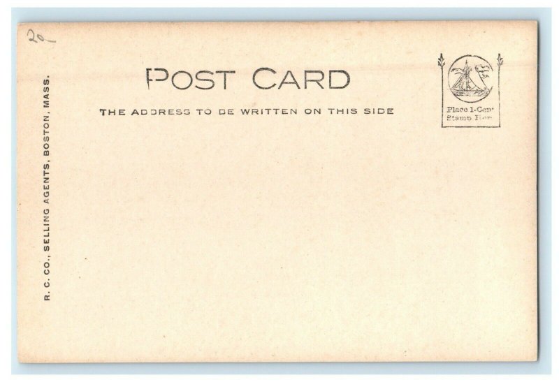 c1905 John Harvard Statue Cambridge Massachusetts MA RPPC Photo Antique Postcard 