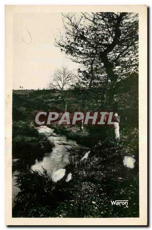 Old Postcard Saint Nicolas du Pelem La Riviere of Feodal between Saint Nicola...