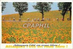 Modern Postcard Cycling Saint Gaudens Castres Tour de France Velo Cycle