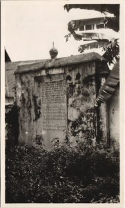 PC BATAVIA GRAVE? INDONESIA REAL PHOTO (a26375)