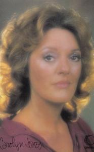 Carolyn Jones Crossroads ITV Central Cast Card