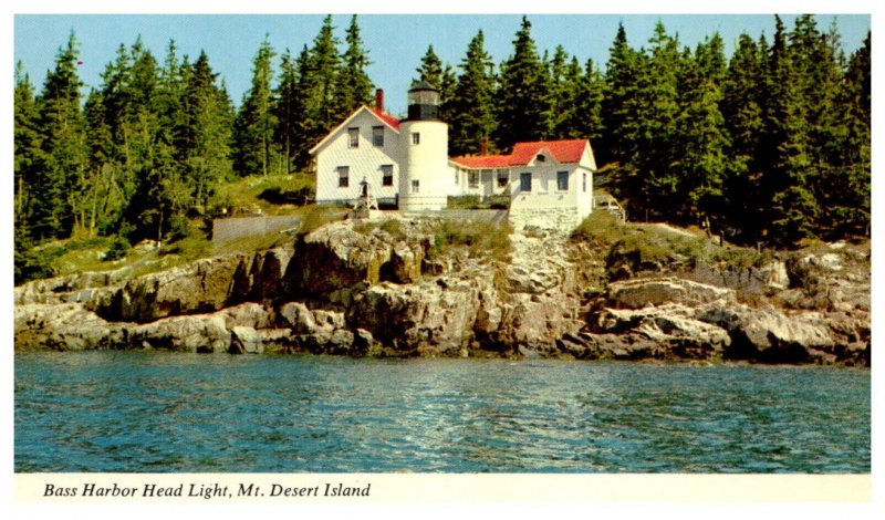 Maine Mt.Desert Island ,Bass Harbor Head Light