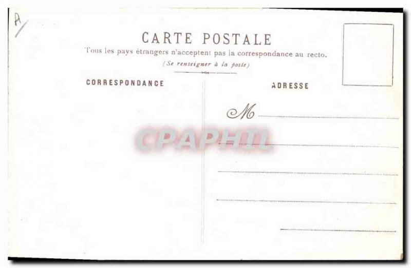 Postcard Old Army Trumpet Dragon Flag