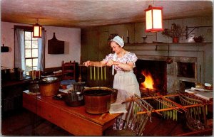 Massachusetts Old Sturbridge Village Candlemaker At The Fitch House