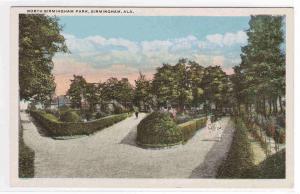 North Birmingham Park Alabama 1920s postcard