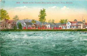 NV, Reno, Nevada, Rapids On Truckee River, Below The Dam, Mitchell No 5018