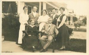 C-1910 Family residence Group Photo RPPC Photo Postcard 2148 Green Dragon 2148