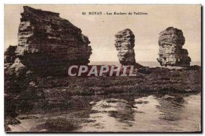 Royan - Les Rochers Vallieres - Old Postcard