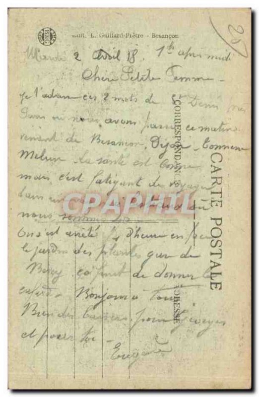 Old Postcard Besancon General view