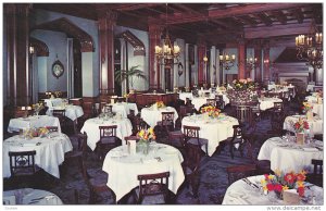 Dining Room at the Empress Hotel, Victoria, British Columbia, Canada, 40-60's