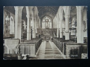 Cornwall KIRKHAMPTON Church Interior c1915 Postcard by Frith 62410