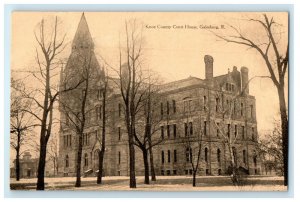 c1910s Knox Court House, Galesburg, Illinois IL Antique Unposted Postcard 