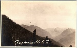 RPPC Quinault Mountain WA Vintage Postcard E57