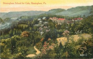 Postcard Pennsylvania Birmingham School for Girls 567-1 23-8138