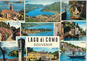 BF13034 lago di como souvenir  italy front/back image 