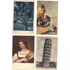 Lot of 4 Antique Postcards of Italy - Lot 534