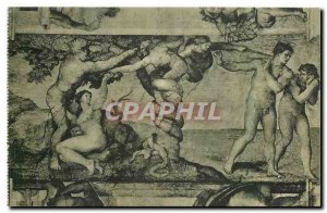 Old Postcard Citta del Vaticano Cappelle Sistina Michelangelo The original fi...