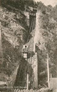 C-1910 Lynmouth Cliff Railway Rephotone Photochrome postcard 569