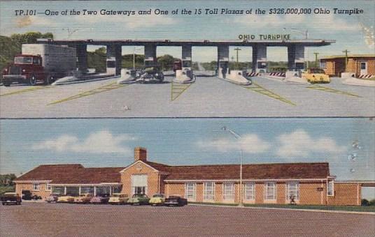 Ohio Turnpike One Of The Two Gateways And One Of The 15 Toll Plazas Of The 32...