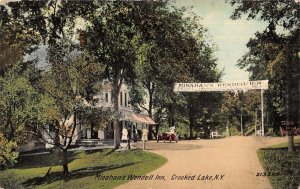 Crooked Lake New York Minahan's Wendell Inn Vintage Postcard AA25197