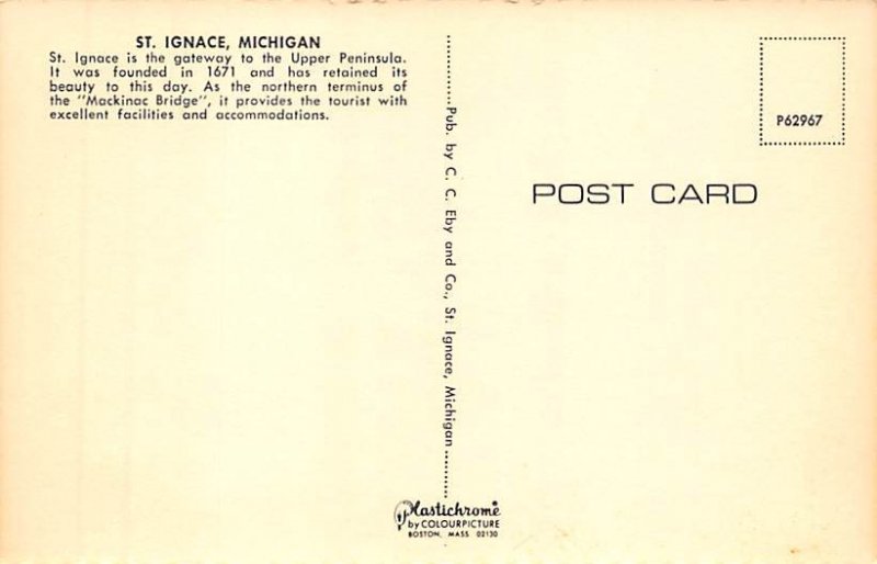 St. Ignace Gateway To The Upper Peninsula St. Ignace MI 