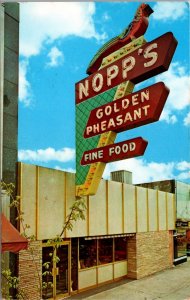 Postcard Nopp's Golden Pheasant 248 Liberty St NE in Salem, Oregon