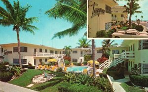 Vintage Postcard 1968 Tarrymore Apartment Motel Terramar St. Ft. Lauderdale Fla.