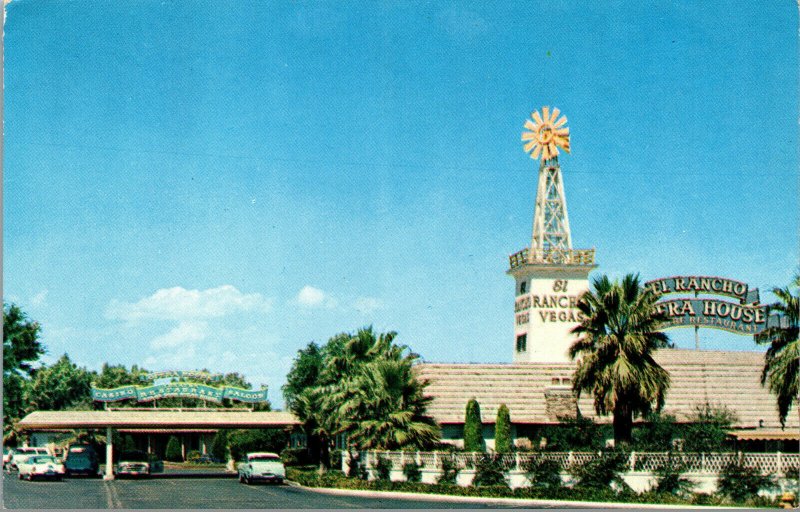 Vtg The El Rancho Vegas Hotel Casino On The Strip Las Vegas Nevada NV Postcard