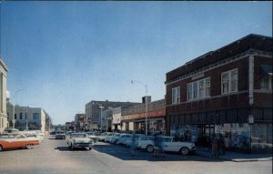 El Dorado Arkansas AR Classic 1950s Cars Street Scene Vintage Postcard