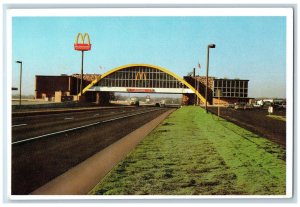 Vinita Oklahoma OK Postcard World's Largest McDonald's Highway Scene c1960's