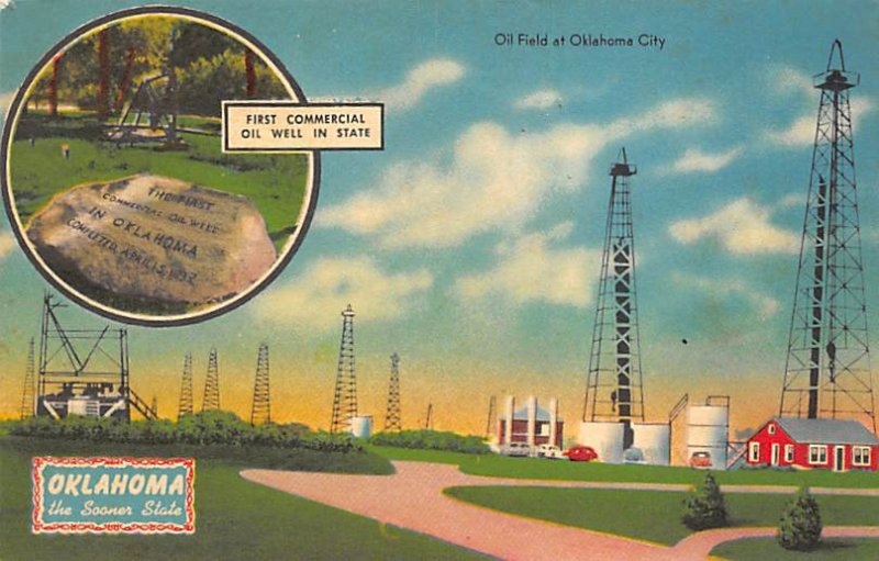 Oil Field First Commercial Oil Well Oklahoma City OK 