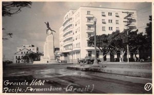 Pernambuco Brazil Grande Hotel Real Photo Vintage Postcard JI658057