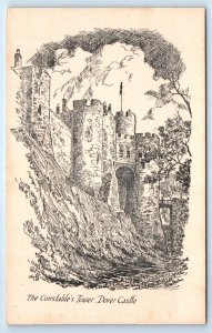The Constable's Tower DOVER Castle ENGLAND UK artist Postcard