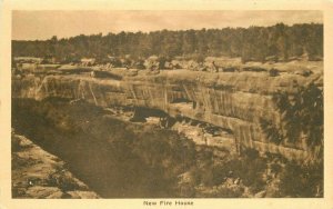 Albertype Colorado 1920s Mesa Verde Park Postcard Spruce Fire House 20-7744