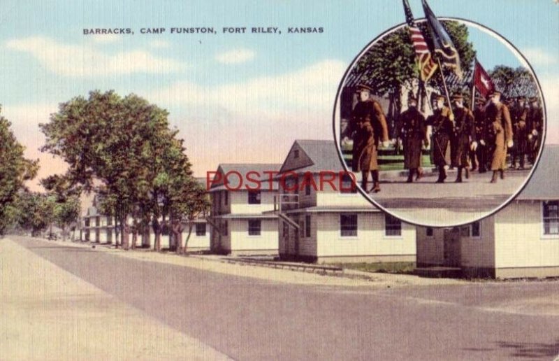 1942 BARRACKS, CAMP FUNSTON, FORT RILEY, KANSAS