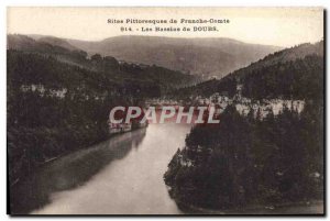 Postcard Old Scenic Sites Franche Comte Doubs basins