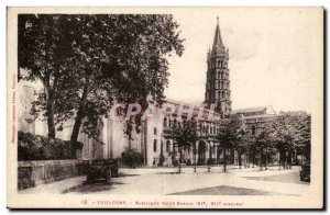 Toulouse Old Postcard Saint Sernin Basilica