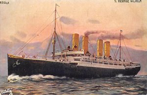 SS Kronprinz Wilhelm Norddeutscher Lloyd Ship 