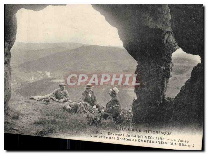 Old Postcard Auvergne Picturesque surroundings Saint Nectaire La Vallee View ...