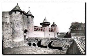 Postcard Old Cite in Carcassonne Carcassonne Chateau Comtal