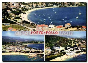 Postcard Modern Porto Pollo Various Aspects