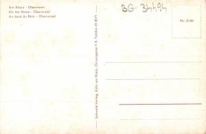 BG34494 am rhein oberwesel germany