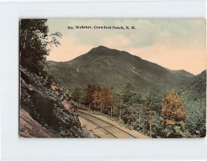 Postcard Mt. Webster, Crawford Notch, New Hampshire