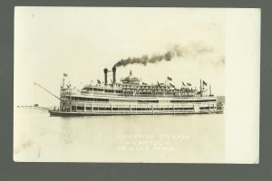 Lake Pepin MINNESOTA RP c1920 STEAMBOAT CAPITOL Steamer MISSISSIPPI RIVER